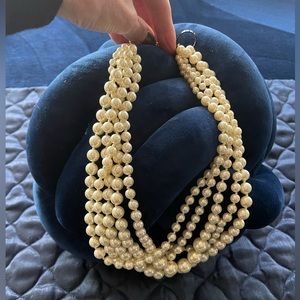 New J.Crew Multi Strand of Faux Pearls